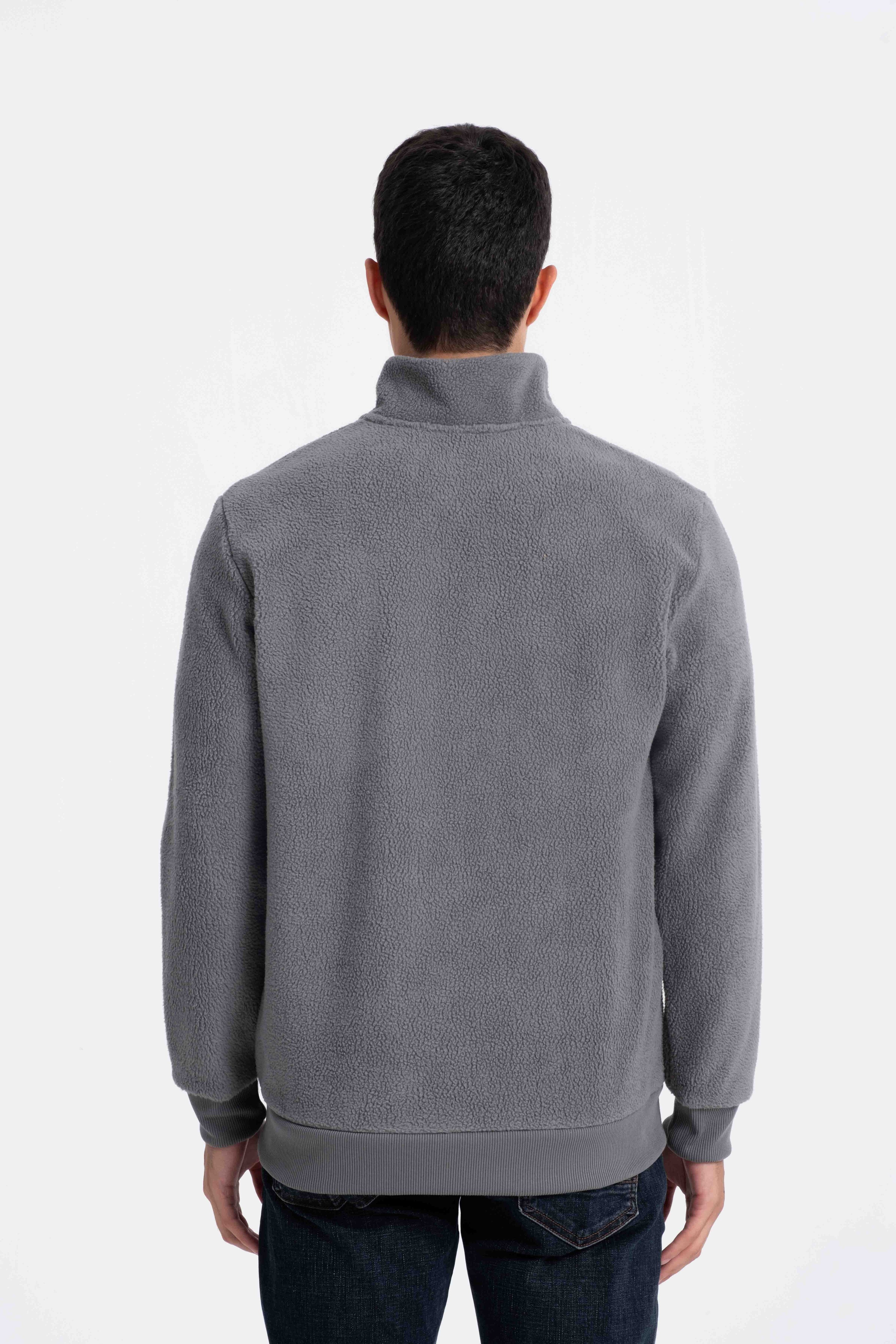 9579 JS DİK YAKA İNTERSOFT HIRKA -R - Color: A.HAKI