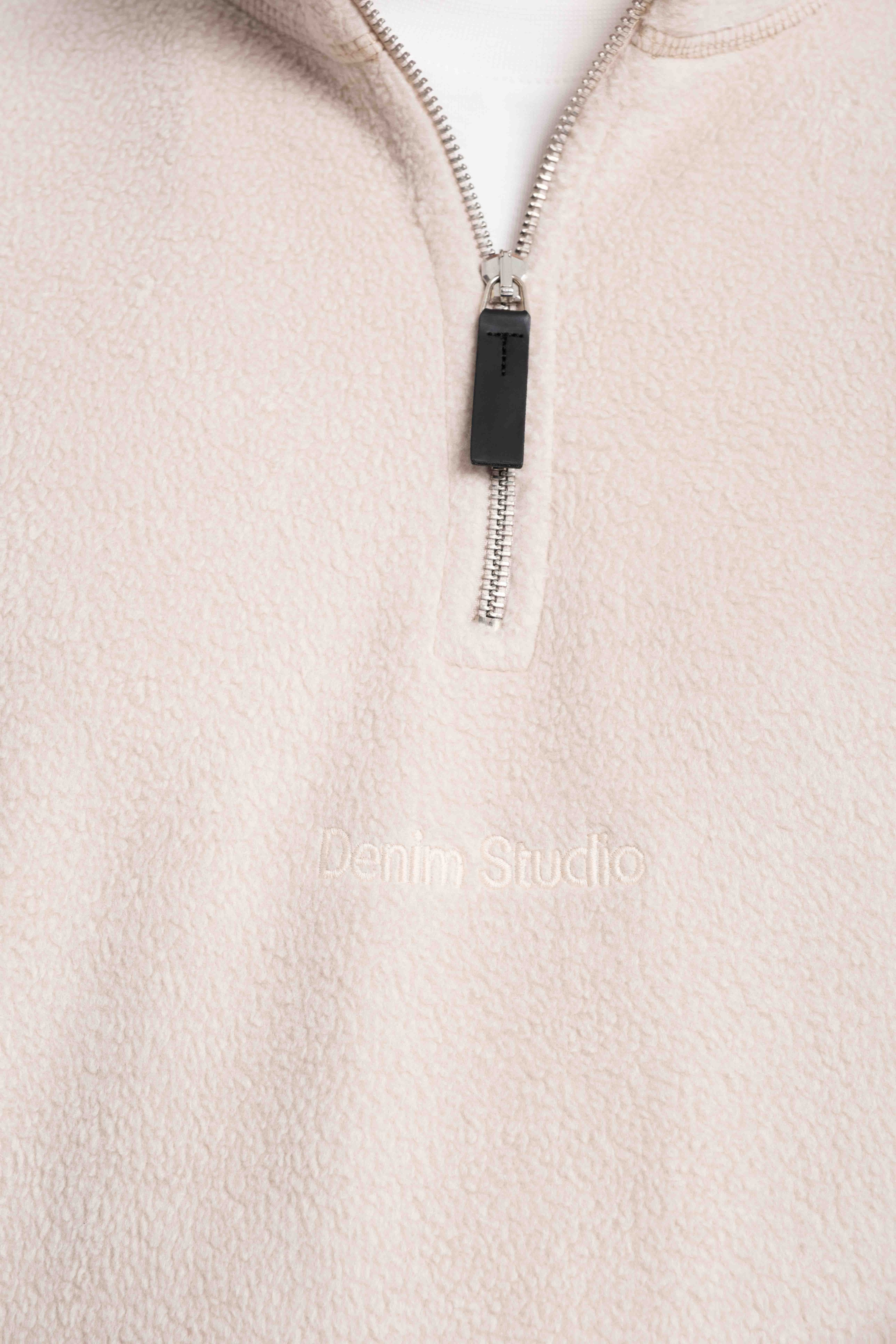9581 JS DİK YAKA KANGURU  İNTERSOFT SWEAT -R - Color: KUM BEJİ