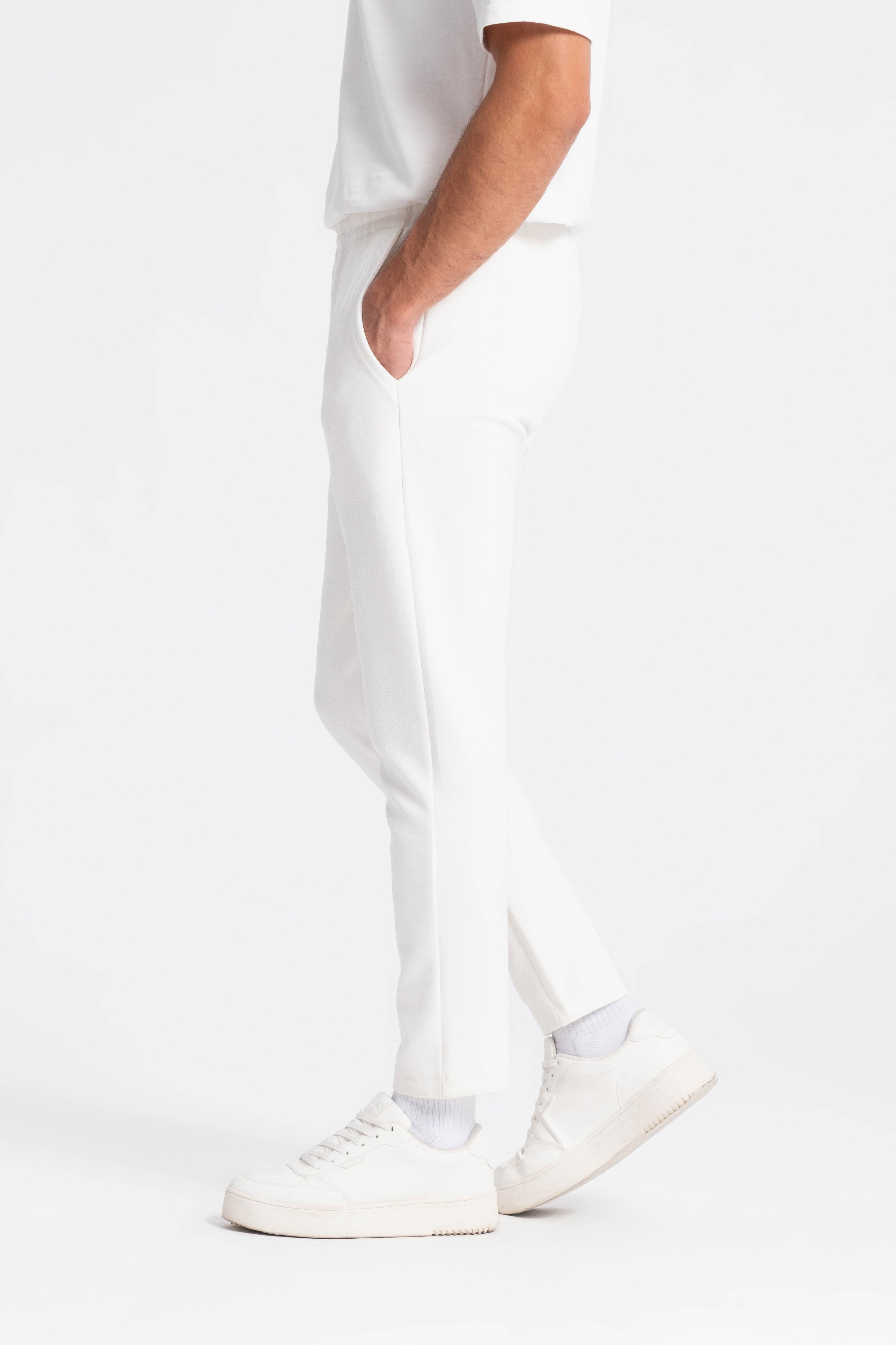 9583 JS DİYAGONEL ÖRME PANT -R - Color: EKRU