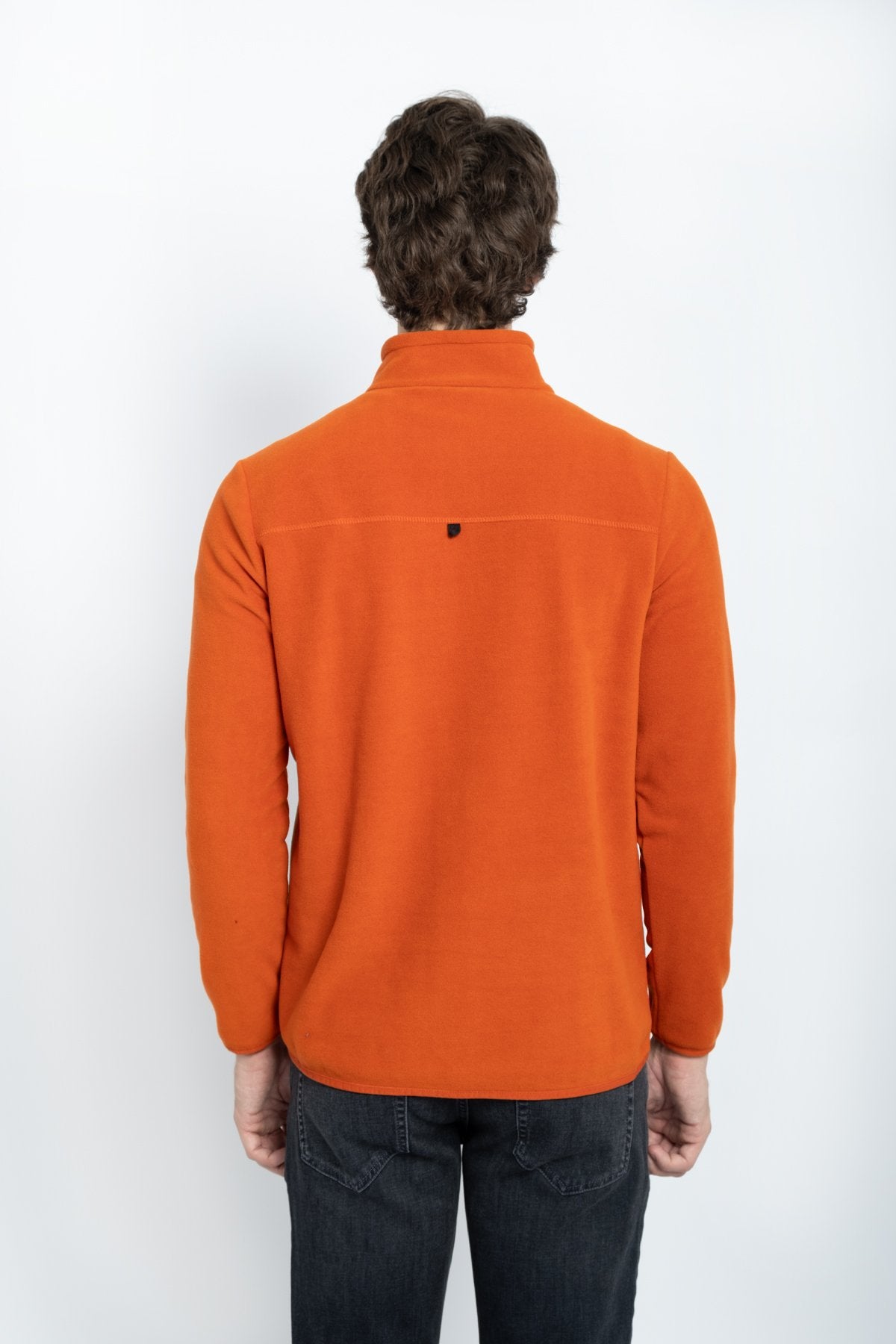 9500 JS BASİC DİK YAKA POLAR -R - Color: ORANJ