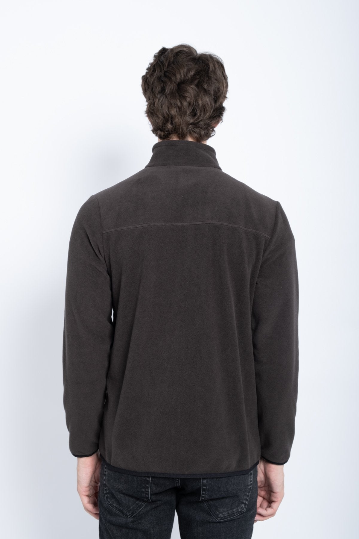 9501 JS DİK YAKA POLAR HIRKA -WS - Color: ANTRASİT