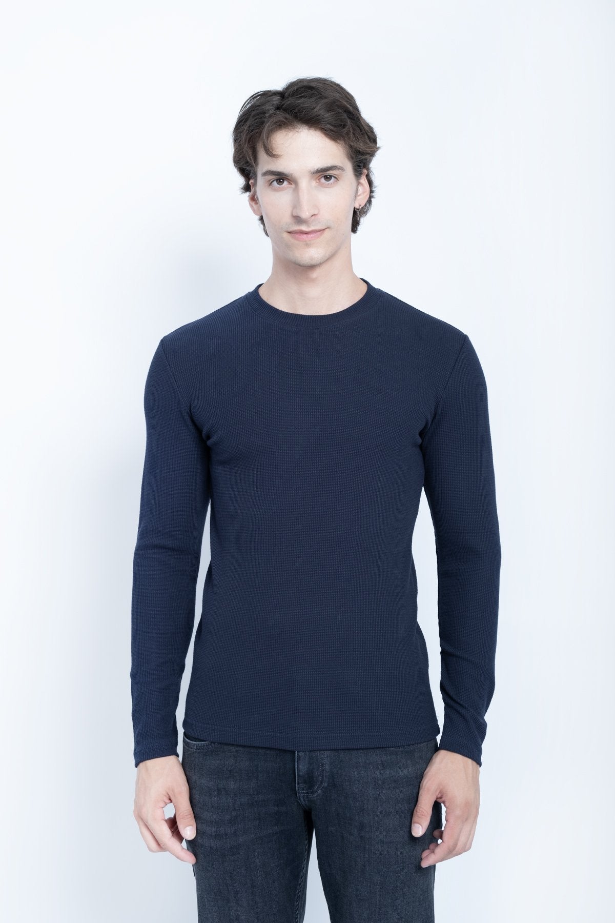 9511 JS 0 YAKA BASİC WAFFLE -R - Color: INDIGO