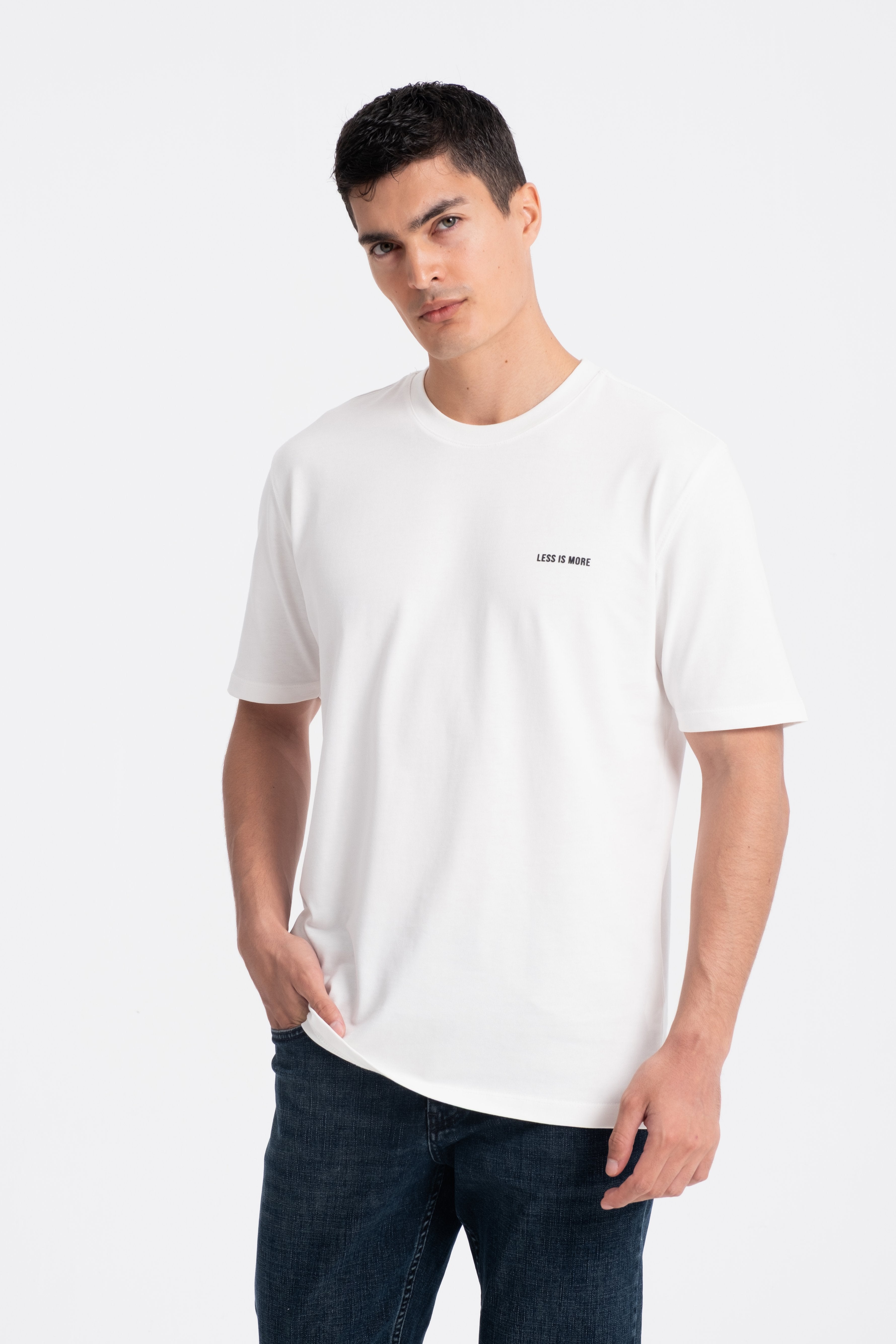 9578 JS 0 YAKA 30-2 TSHİRT -WS - Color: EKRU