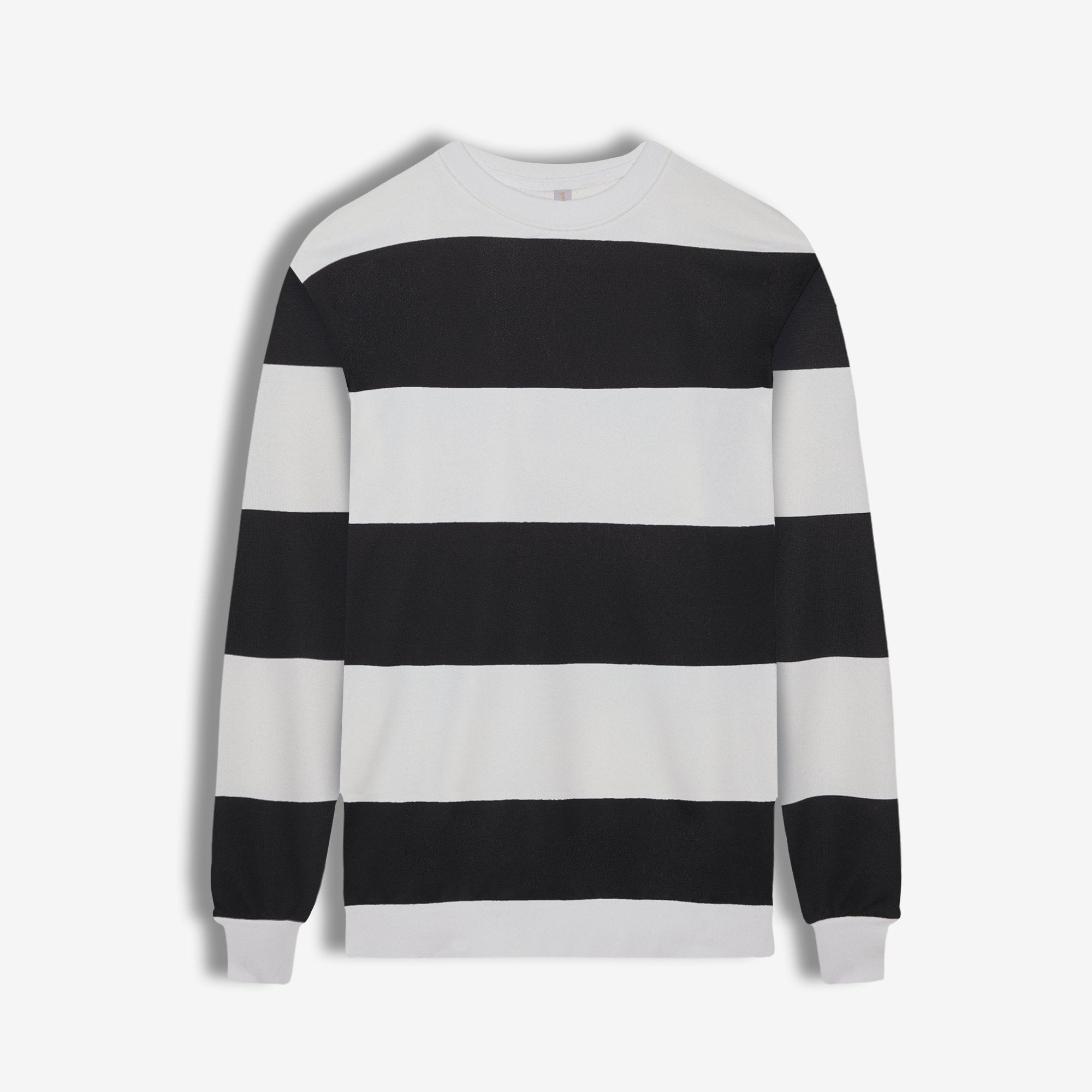 9536 JS 0 YAKA RİNGEL BASKI  SWEAT -WS - Color: SİYAH