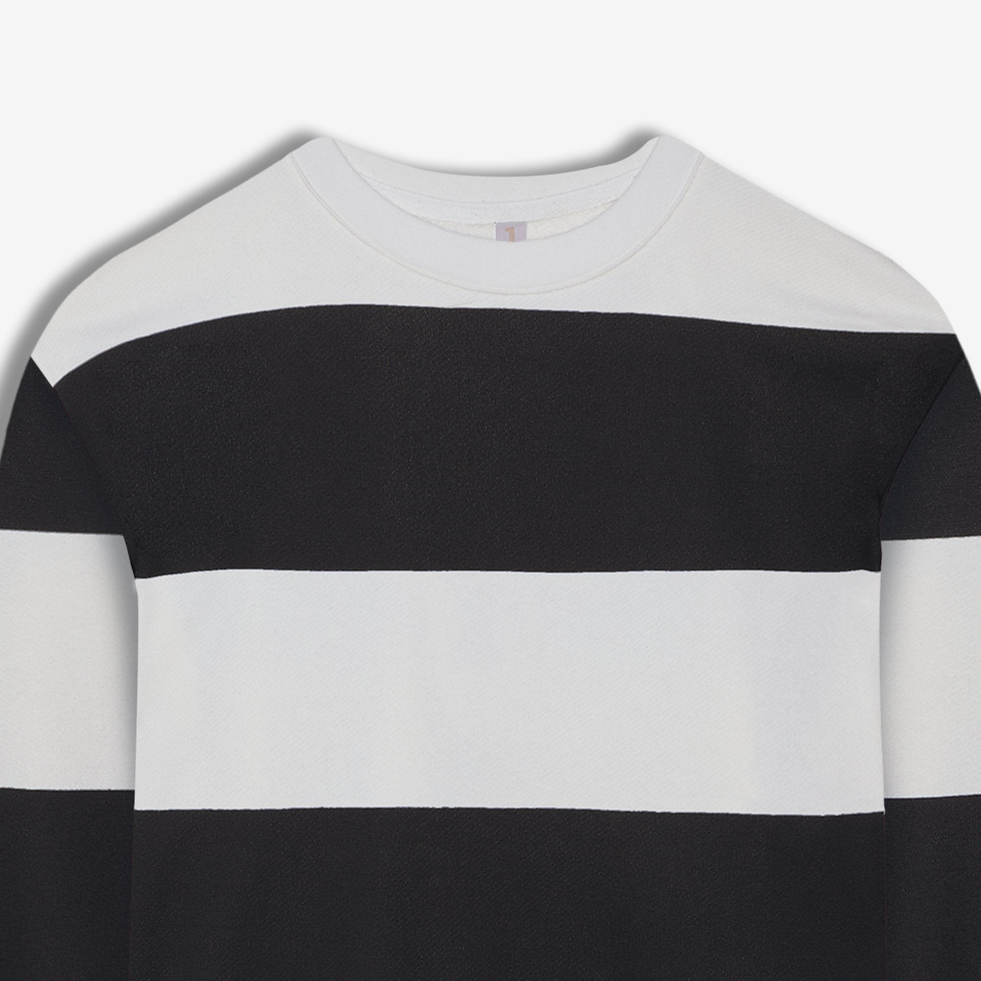 9536 JS 0 YAKA RİNGEL BASKI  SWEAT -WS - Color: SİYAH