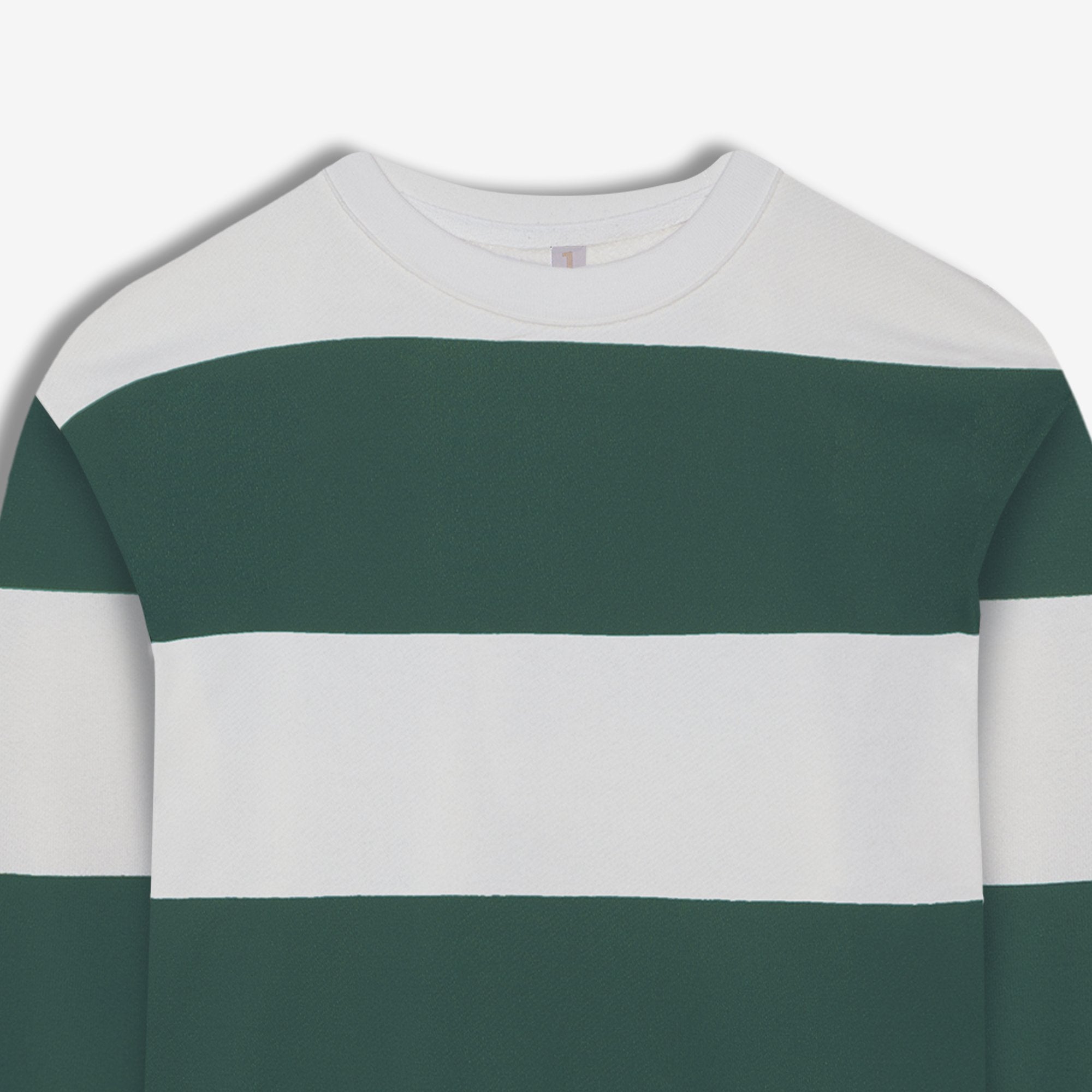 9536 JS 0 YAKA RİNGEL BASKI  SWEAT -R - Color: NEFTİ