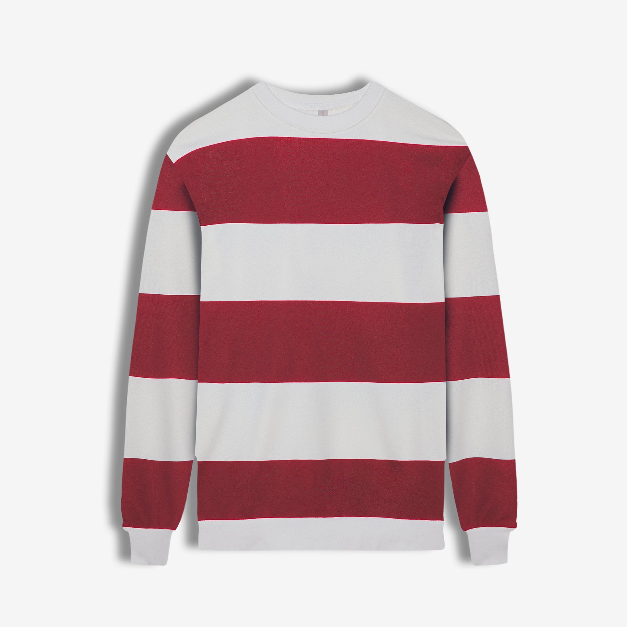 9536 JS 0 YAKA RİNGEL BASKI  SWEAT -WS - Color: BORDO