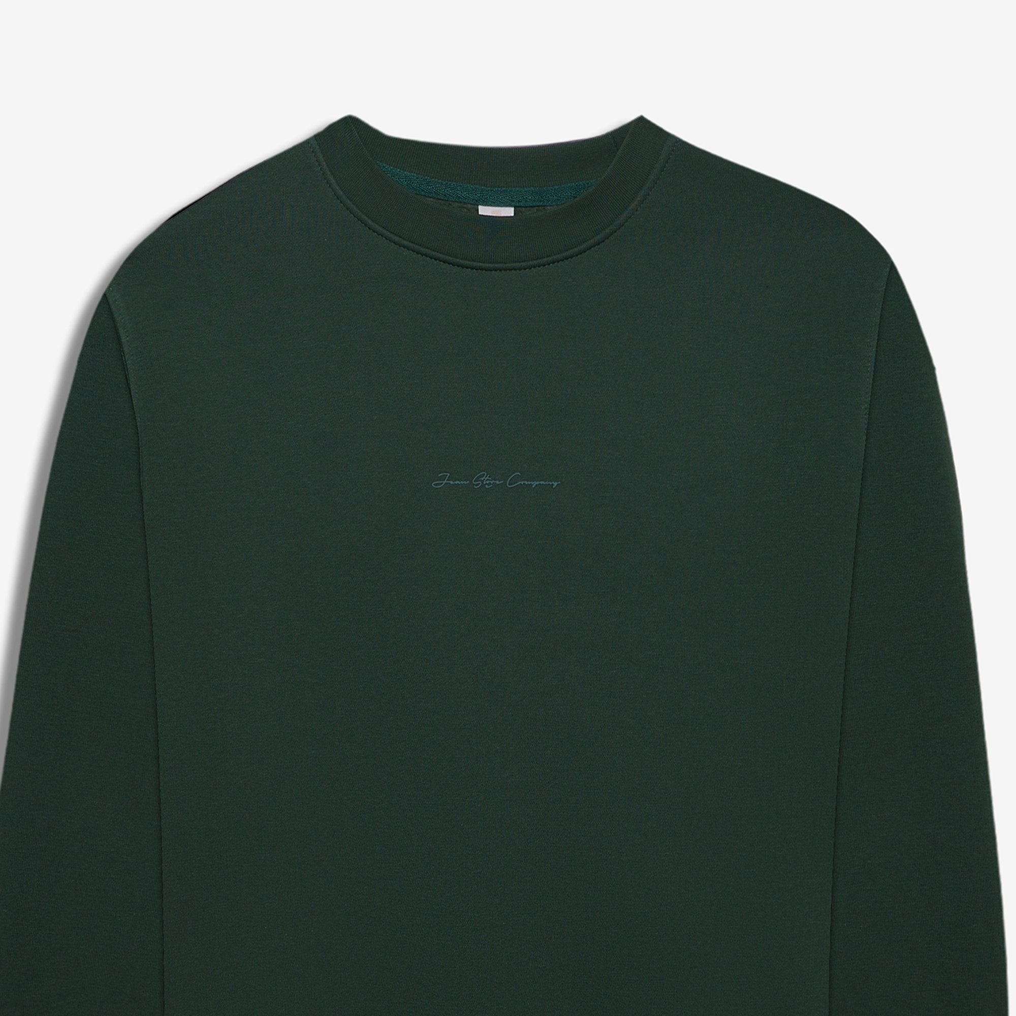 9507 JS 0 YAKA ENJ BASKI  3 İPLİK SWEAT -WS - Color: NEFTİ