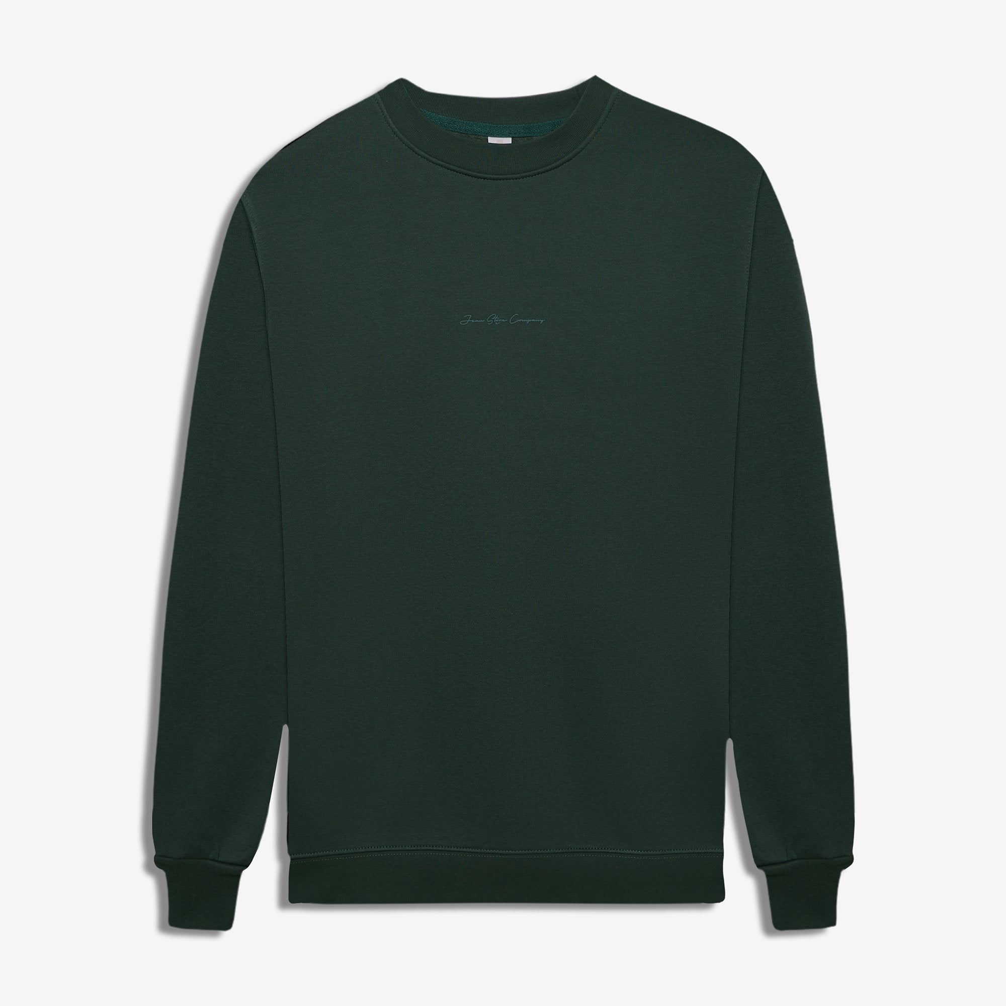 9507 JS 0 YAKA ENJ BASKI  3 İPLİK SWEAT -R - Color: NEFTİ