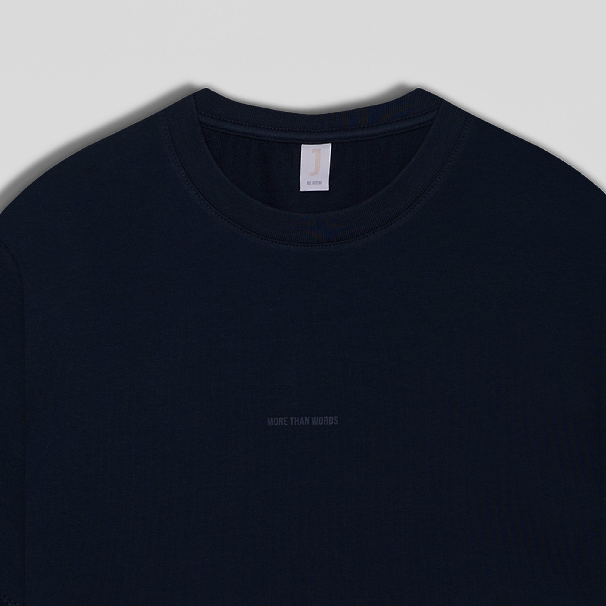 9577 JS 0 YAKA 2 İPLİK T SHİRT -WS - Color: LACİVERT