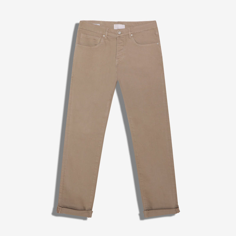 Tapered Button Fly - Beige