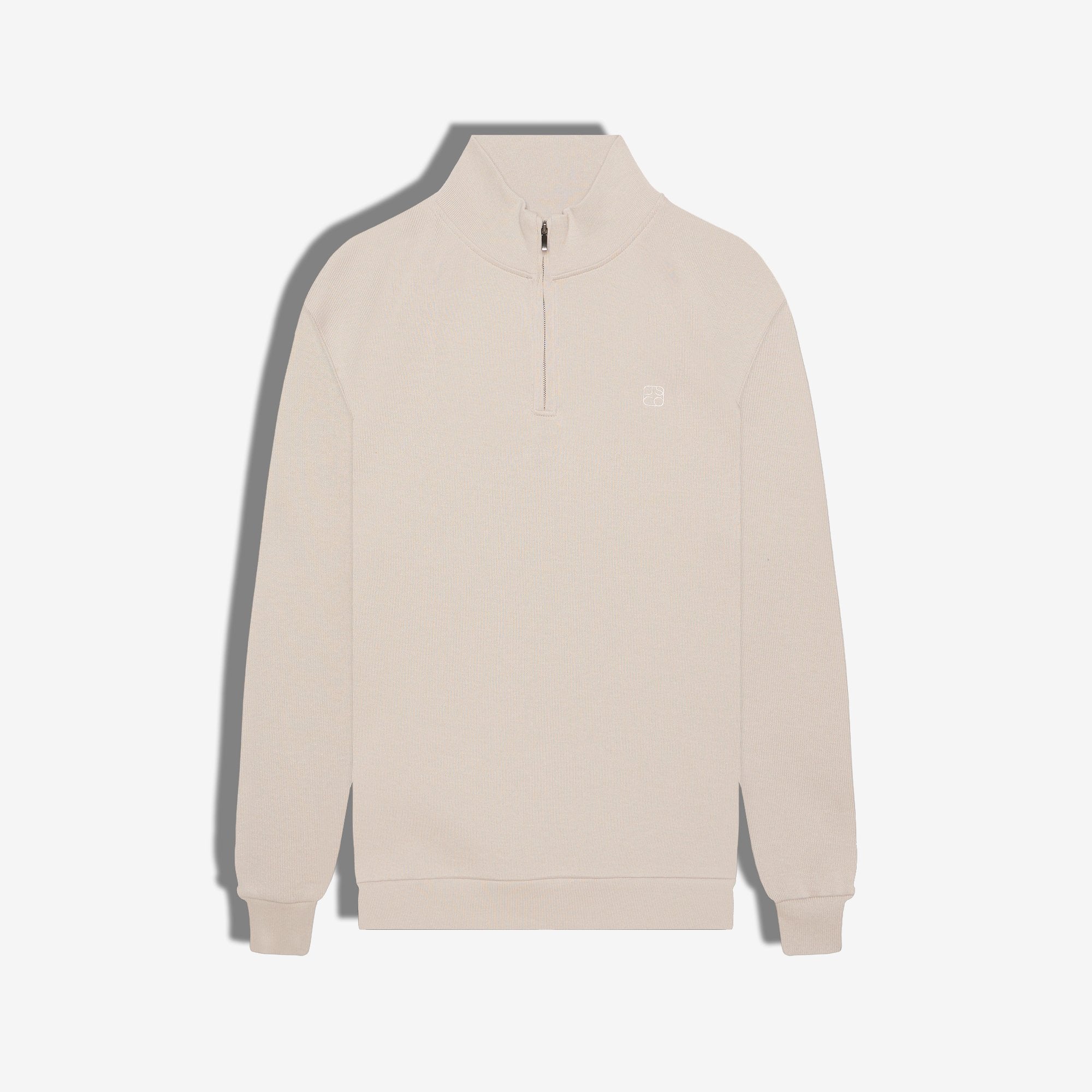 9587 JS DİK YAKA  24/3 SELANİK SWEAT -R - Color: TAŞ