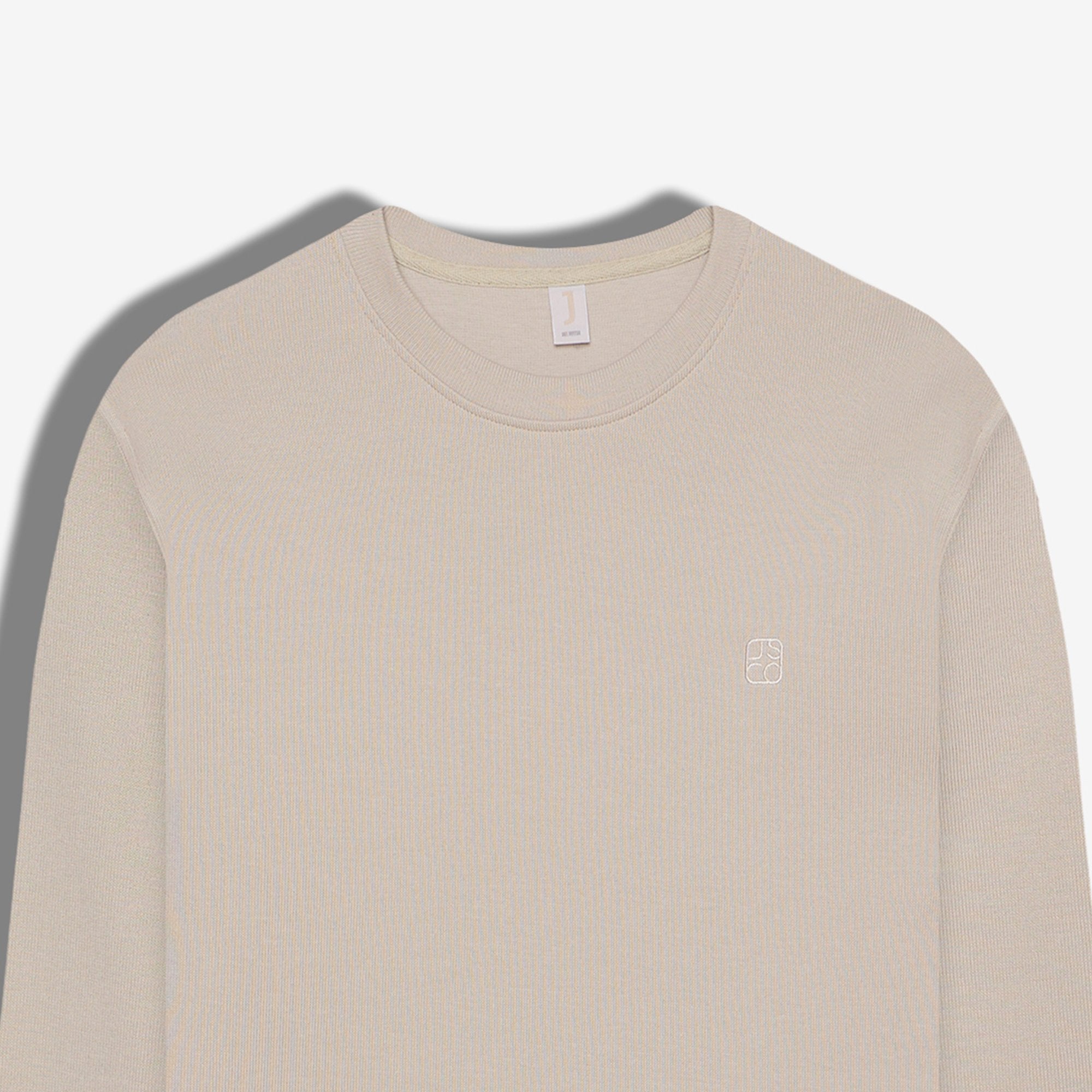 9586 JS 0 YAKA 24/3 SELANİK SWEAT -WS - Color: TAŞ