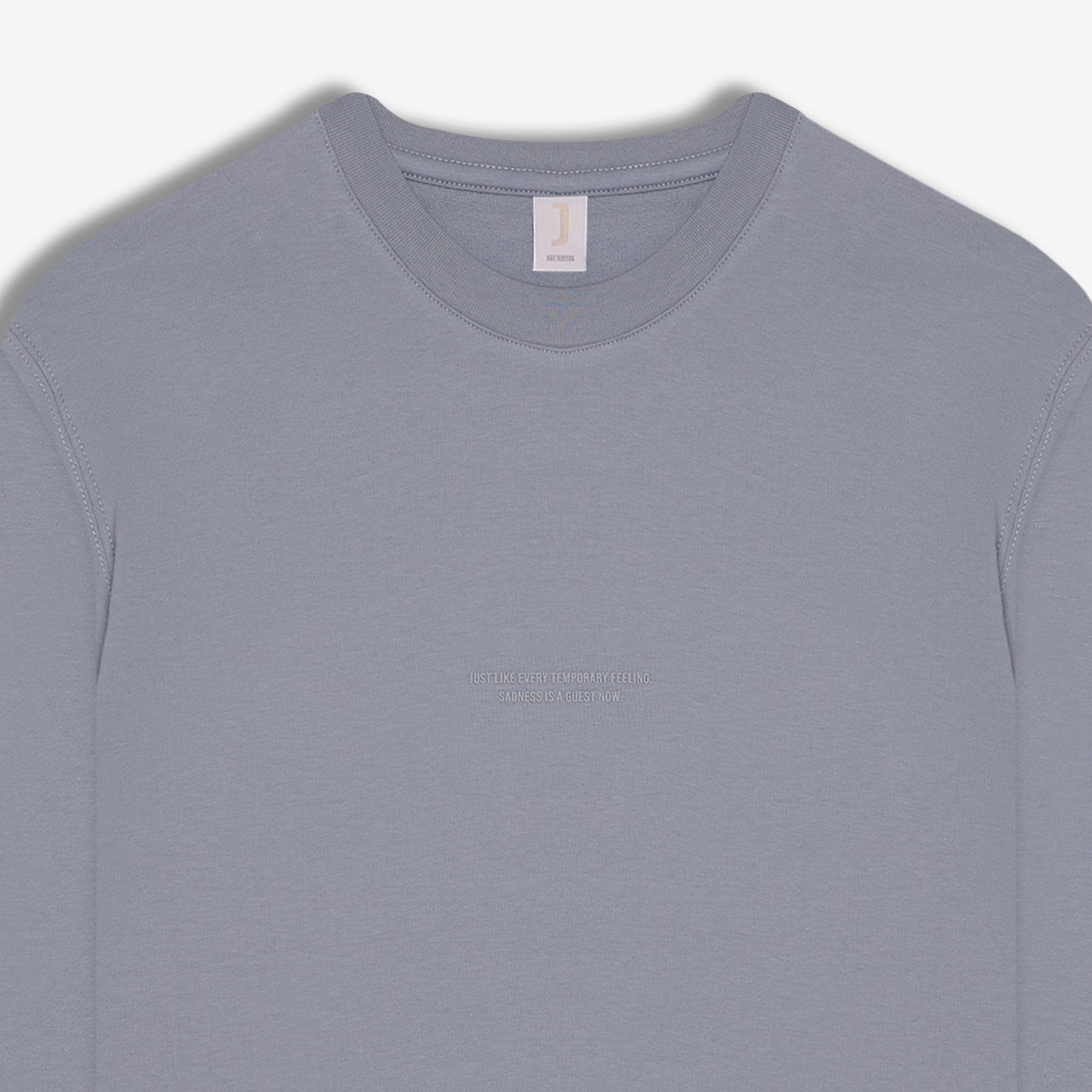 9576 JS 0 YAKA 2 İPLİK SWEAT -WS - Color: A GRİ