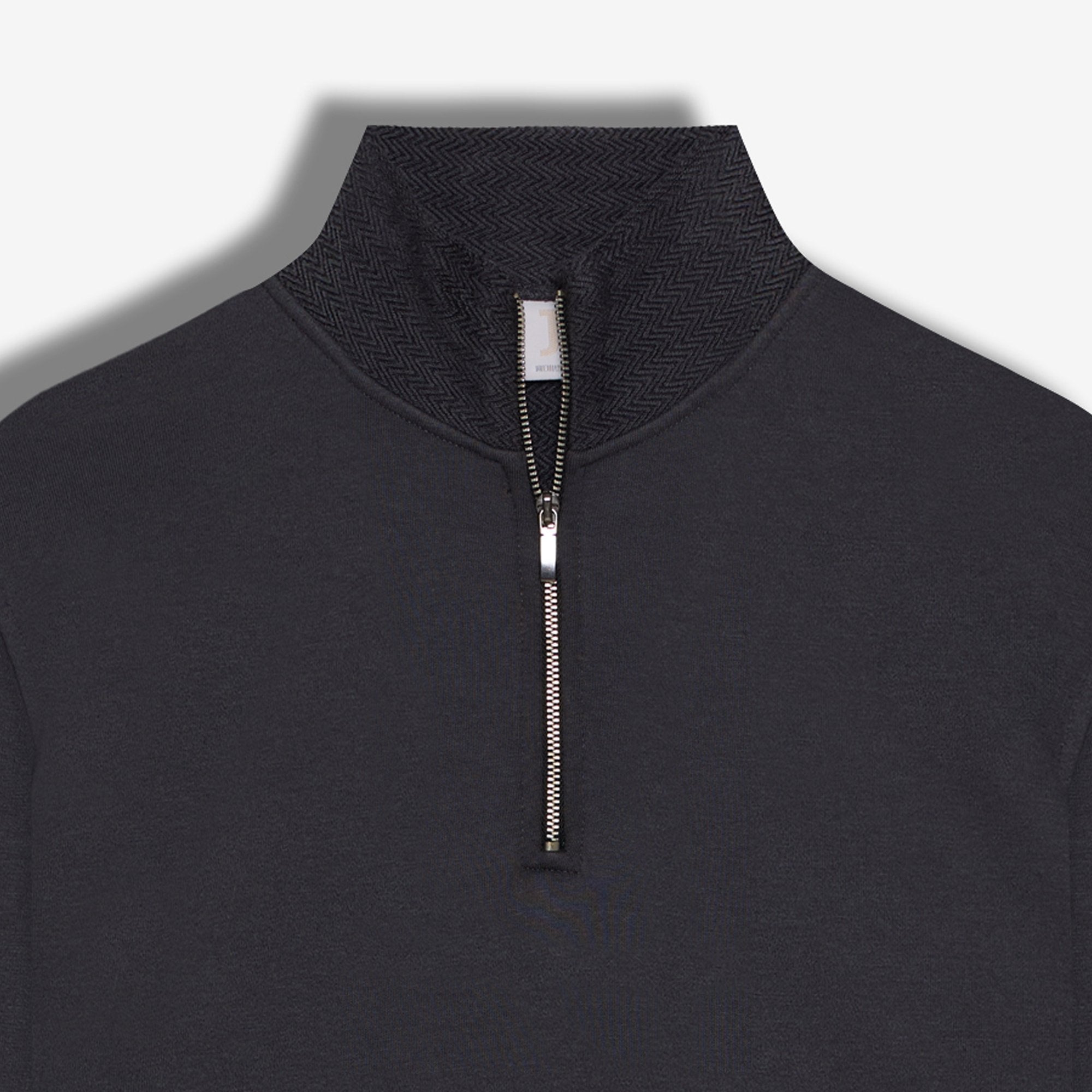 9560 JS DİK YAKA FERMUARLI  3 İP BALIKSIRTI SWEAT -R - Color: ANTRASİT