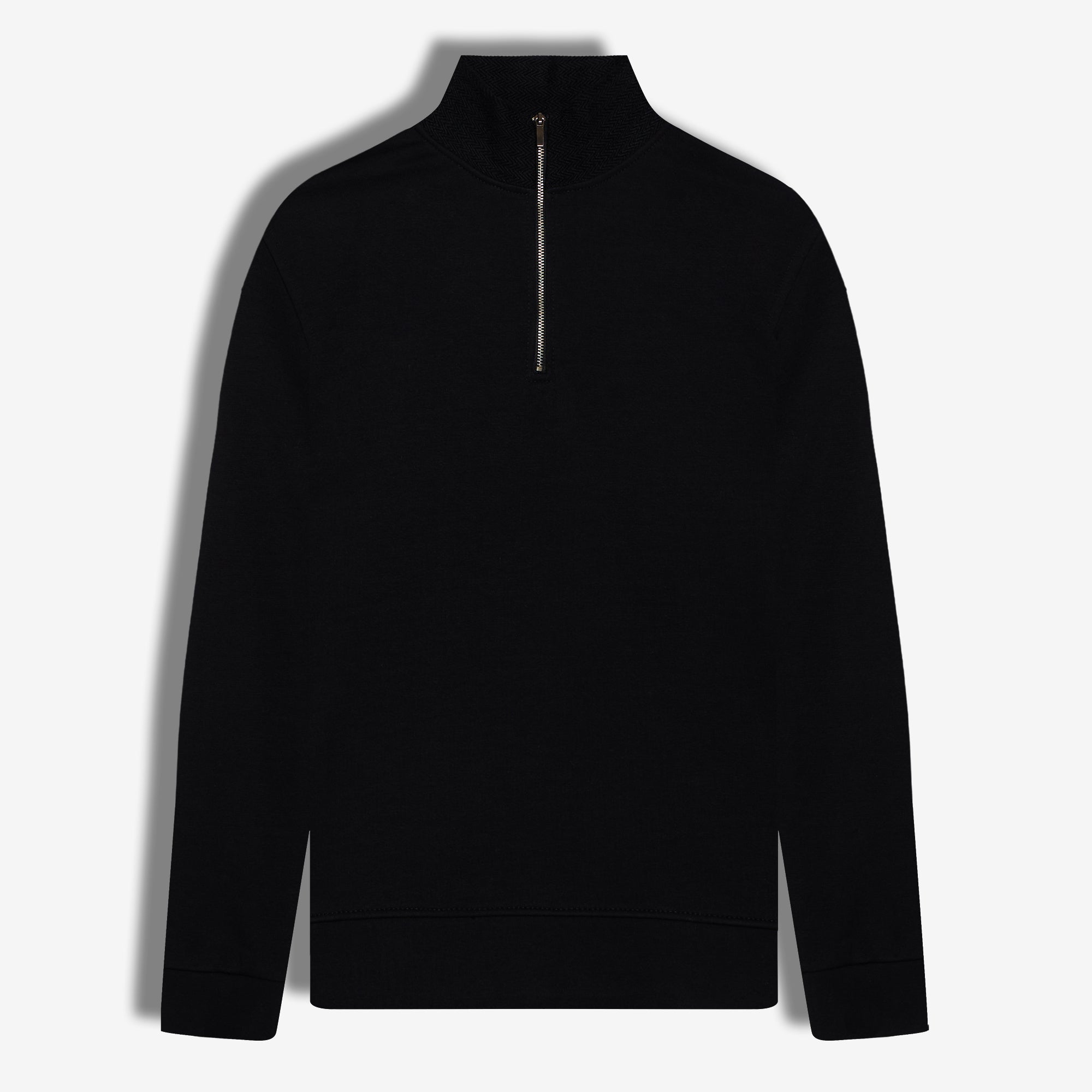 9560 JS DİK YAKA FERMUARLI  3 İP BALIKSIRTI SWEAT -R