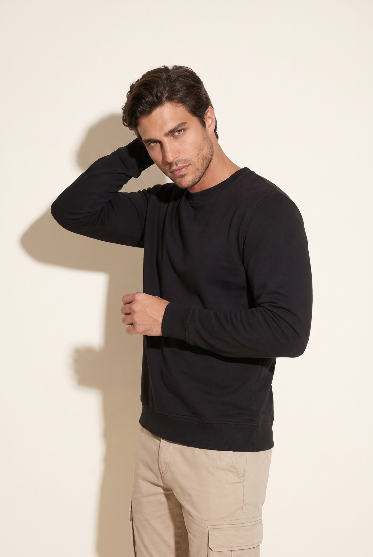 Sıfır Yaka 3 İplik Sweat (6201)