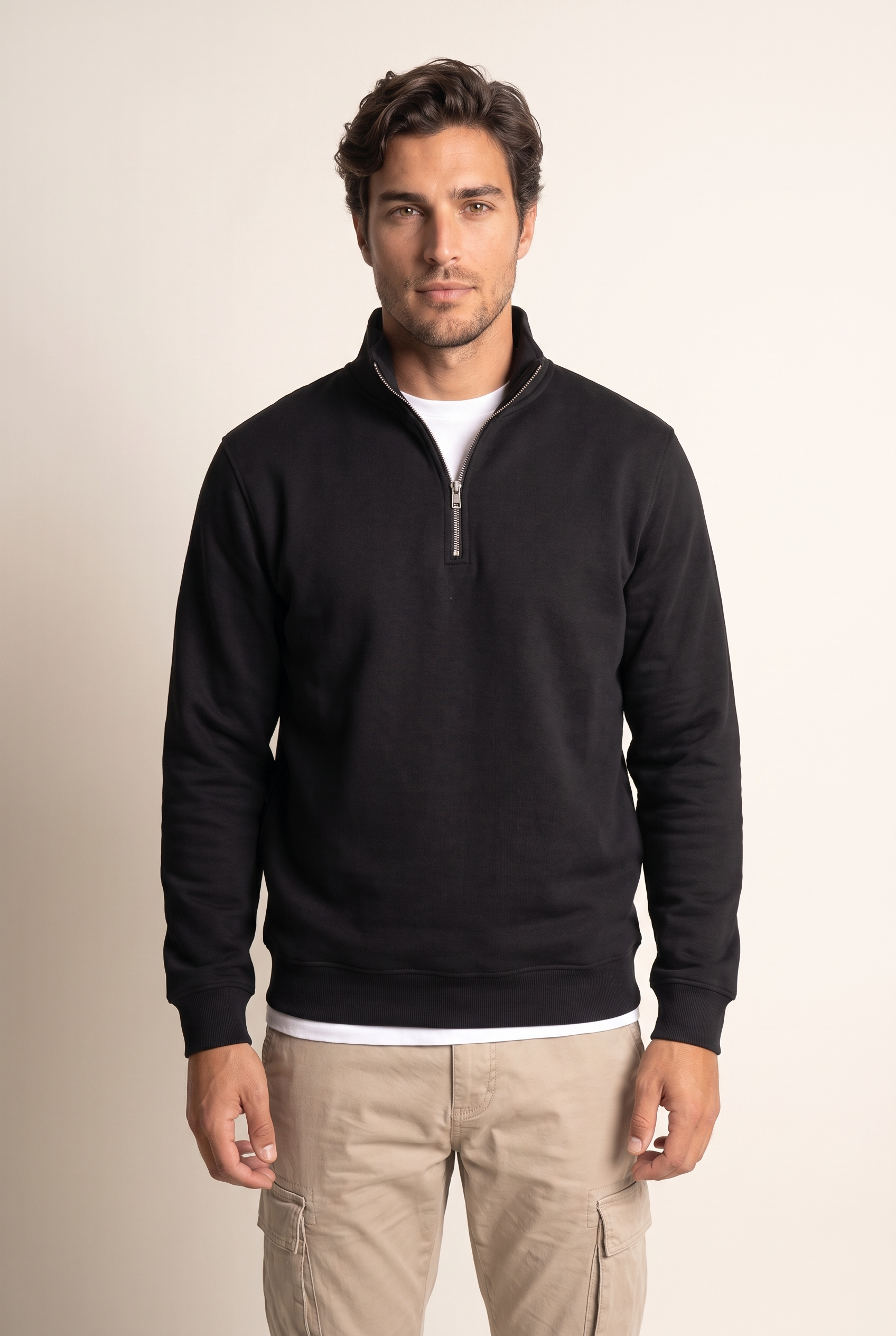 Dik Yaka 3 İplik Sweat (6203)