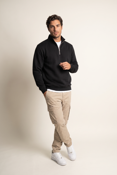 Dik Yaka 3 İplik Sweat (6203)