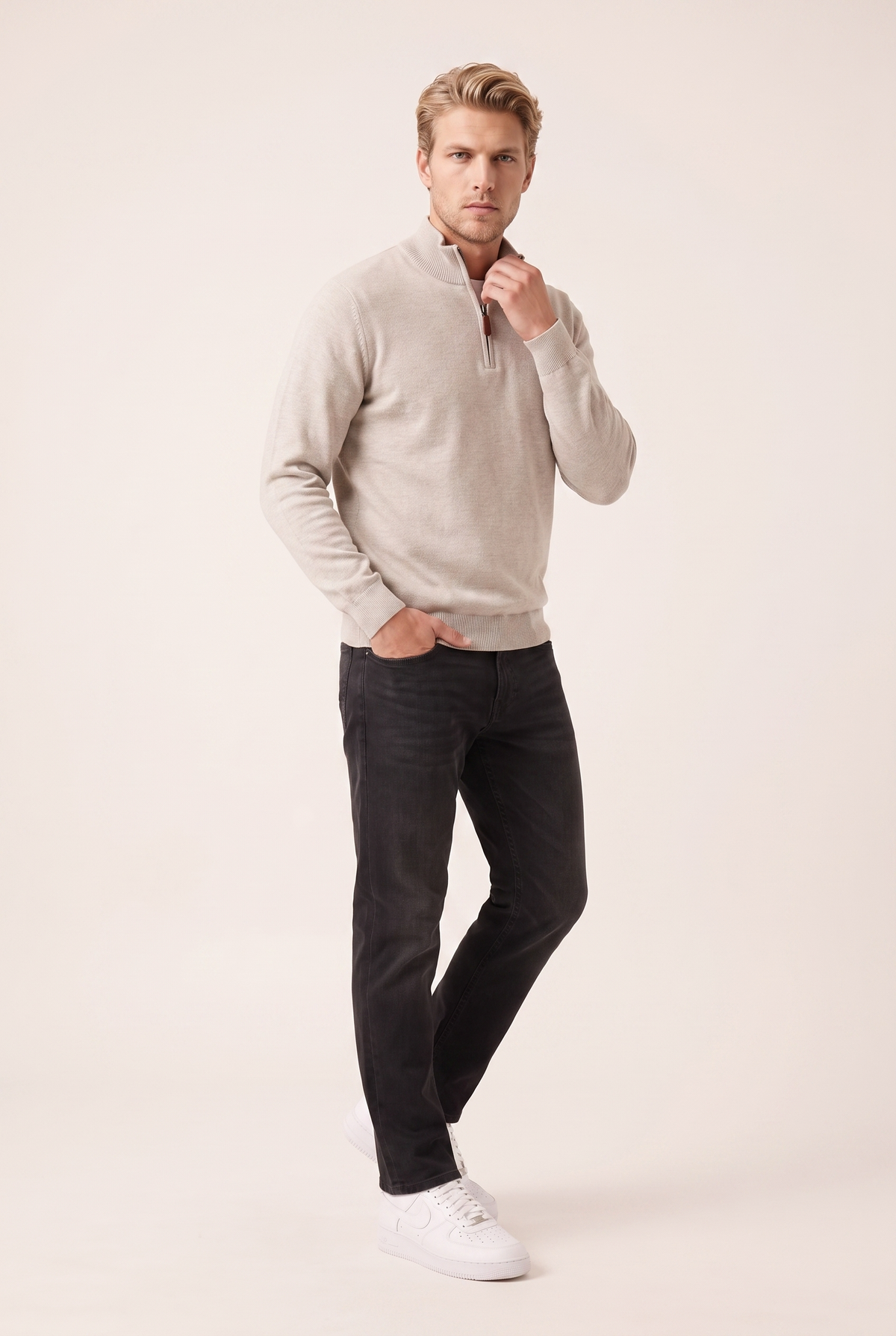 Dik Yaka Selanik Sweat (6217)