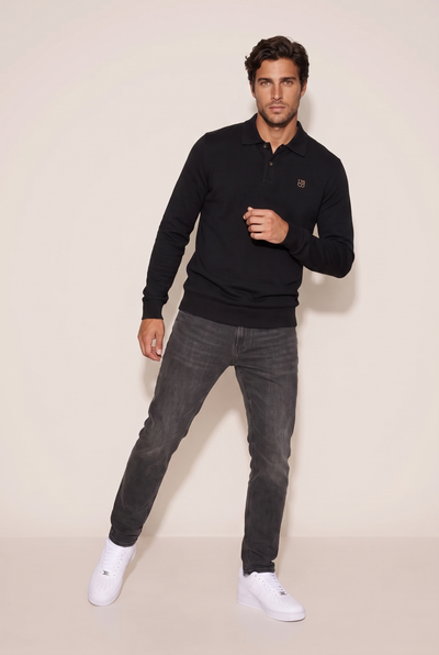 Polo Yaka Düğmeli Trk Sweat (6219)